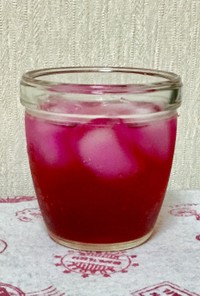 雑な男料理：濃縮な紫蘇ジュース①