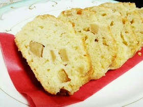 しっとりふわふわ♪煮りんごのケーキ