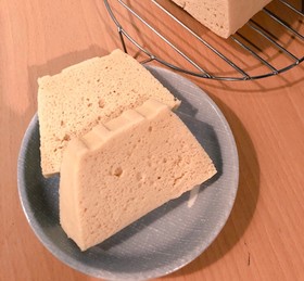 ふわもち♡プロテイン入りおから蒸しパン