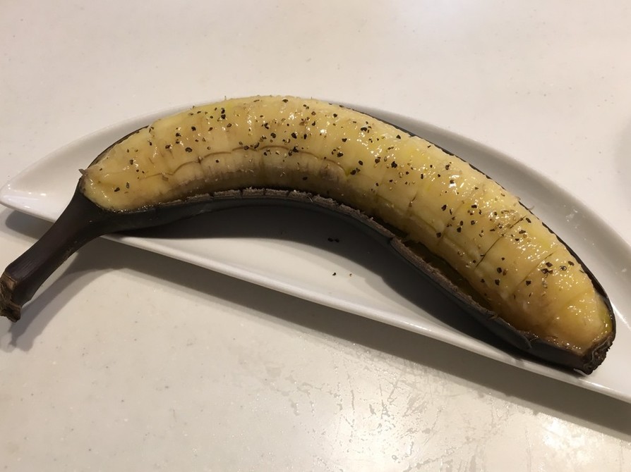 イタリアンな焼きバナナの画像