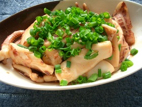 プリプリが旨い♪いかの焼肉風炒め