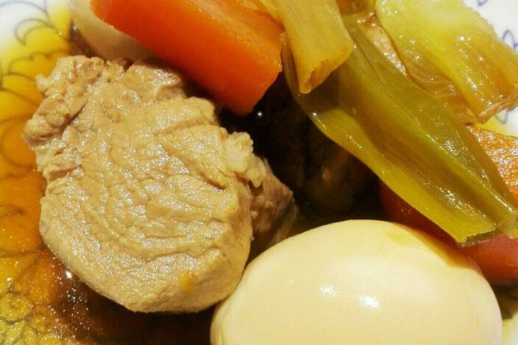 簡単 適当 圧力鍋で豚ヒレ肉の角煮 レシピ 作り方 By マメちゃん クックパッド 簡単おいしいみんなのレシピが357万品