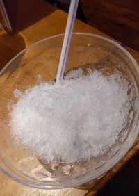 糖質制限★かき氷H2O味（水味）