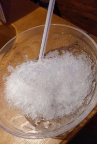 糖質制限★かき氷H2O味（水味）