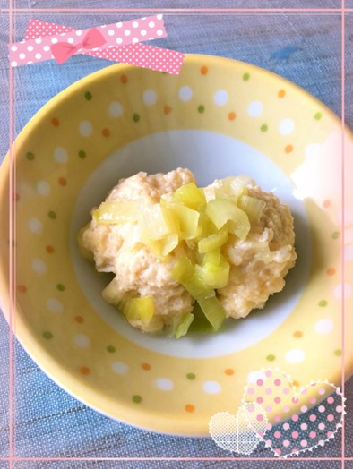 幼児食…鶏ムネ肉団子〜(o˘◡˘o)♡の写真