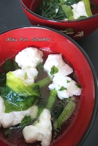 メレンゲの中華スープ【卵白救済】