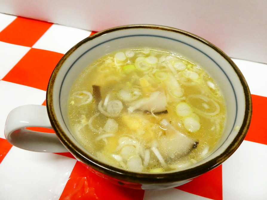 玉子と椎茸の中華スープ♪の画像