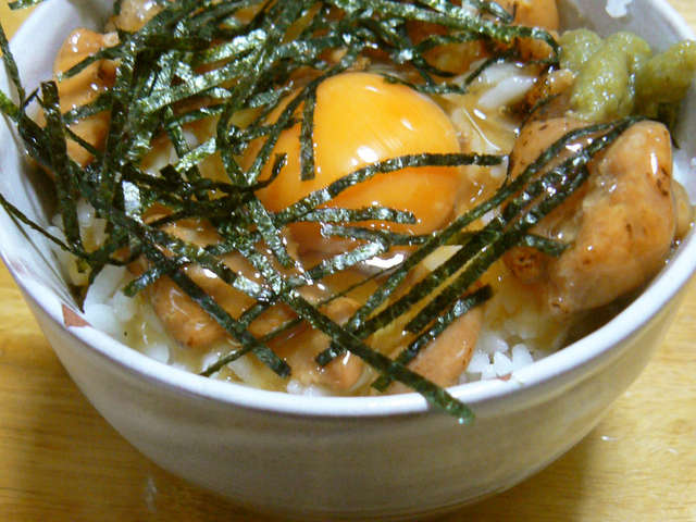 焼き鳥卵かけご飯 レシピ 作り方 By 単 クックパッド