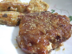 鶏チー焼き♪ 焼き肉のたれで