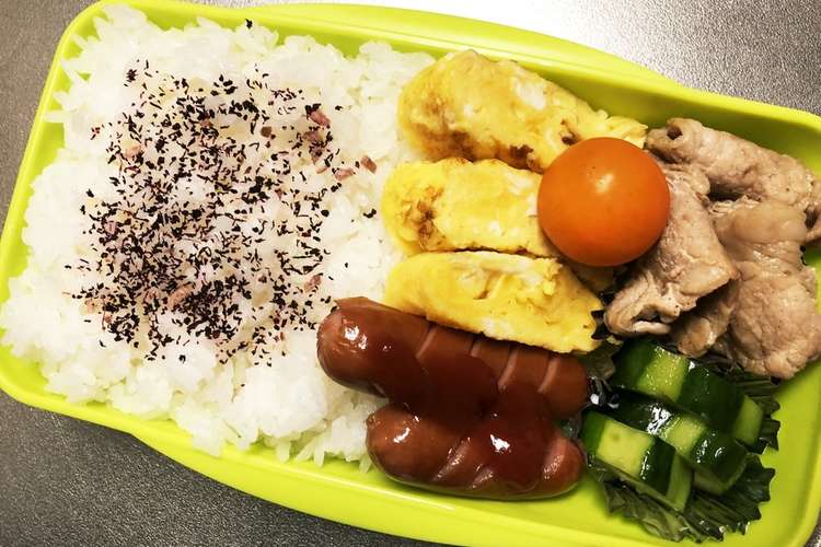 旦那弁当122 お急ぎ 雑 適当 弁当 レシピ 作り方 By のんのんノンタロス クックパッド 簡単おいしいみんなのレシピが377万品