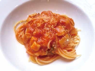 葉たまねぎ（チポロット）のスパゲッティの画像