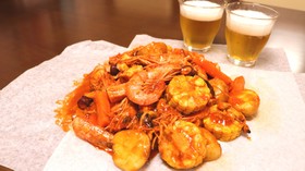 簡単!自宅でお店の味♪手づかみシーフード