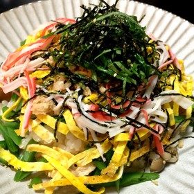 簡単安い☆ちらし寿司☆GI値ダイエット