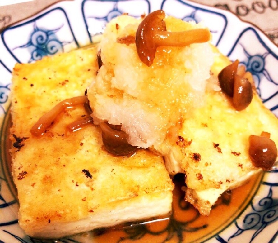 節約！夏に☆ゆずポン酢で和風豆腐ステーキの画像