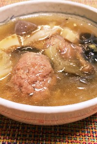”かんたん!!”野菜たっぷり肉団子スープ