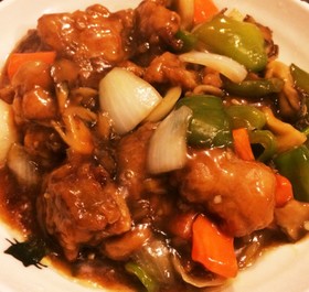 男の料理〜!酢豚…じゃなくて酢鶏〜!!
