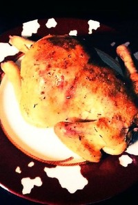 中身が美味しい 丸鶏ローストチキン 簡単