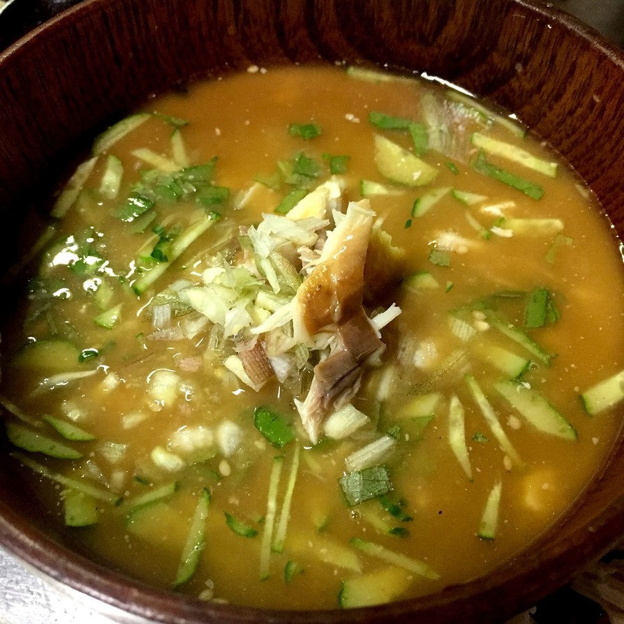 【夏ご飯】宮崎の郷土料理 冷汁の画像
