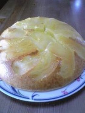 0。O炊飯器でまんまるリンゴケーキ0。O