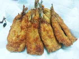 簡単☆イワシのフライ 細かいパン粉使用