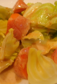 茹で野菜の温サラダ