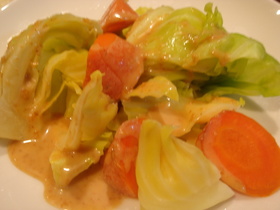 茹で野菜の温サラダ