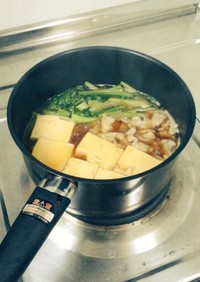 シンプル肉豆腐