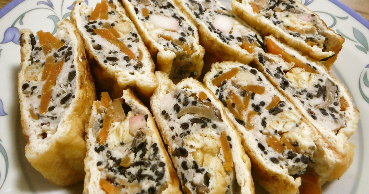 ひじき煮リメイク♪油揚げ包み焼き by キッチンひろば 【クックパッド】 簡単おいしいみんなのレシピが315万品