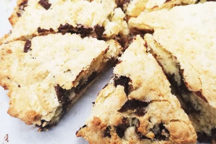 簡単 チョコチップスコーン レシピ 作り方 By さおまる クックパッド 簡単おいしいみんなのレシピが352万品