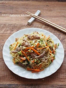 ぬか漬け入り塩焼きそば