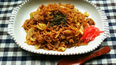 Fried noodle rice!の写真