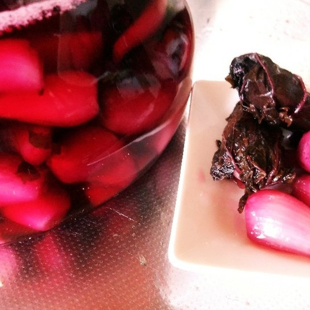 らっきょうの赤紫蘇漬けで便秘解消 レシピ 作り方 By Ura クックパッド 簡単おいしいみんなのレシピが358万品