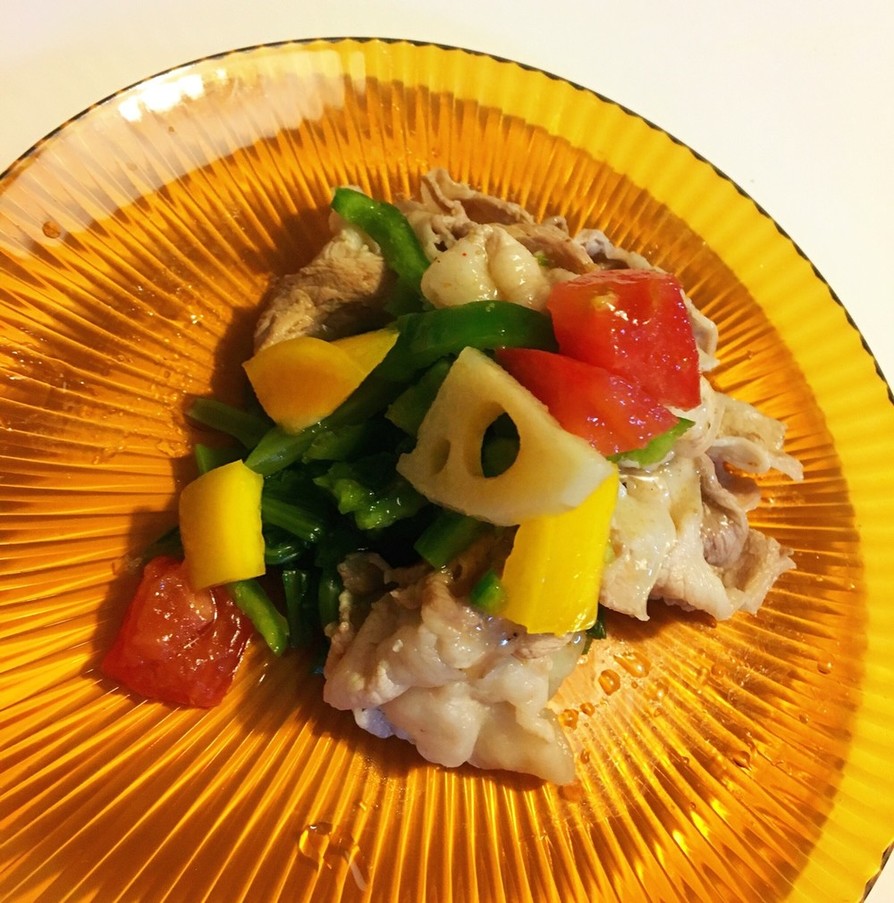 夏野菜のマリネon冷シャブの画像