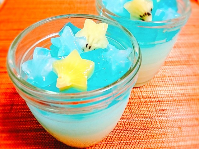 七夕デザート 七夕カルピスゼリー レシピ 作り方 By さなはなちゃん クックパッド 簡単おいしいみんなのレシピが360万品