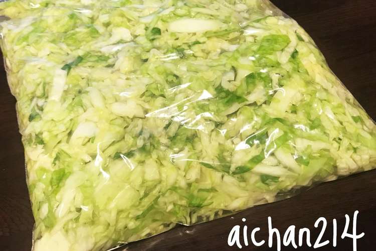簡単 酢キャベツのつくり方 レシピ 作り方 By Aichan214 クックパッド 簡単おいしいみんなのレシピが355万品