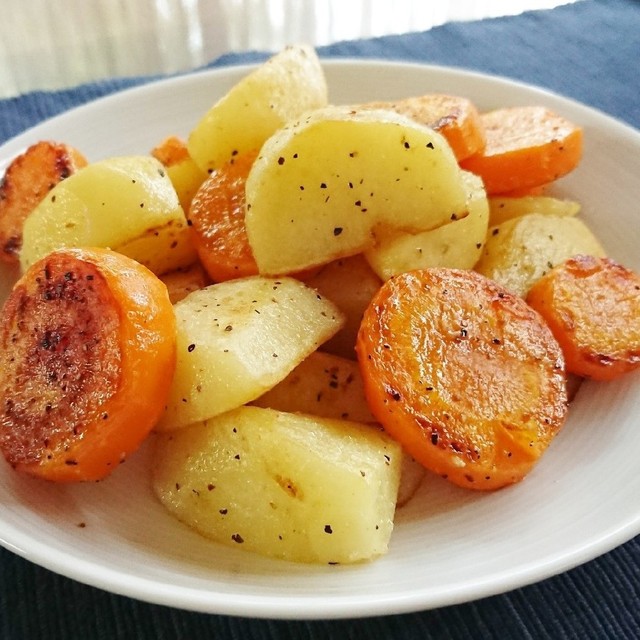 簡単 にんじんとじゃがいものバターソテー レシピ 作り方 By あゆ ウクレレ クックパッド 簡単おいしいみんなのレシピが373万品