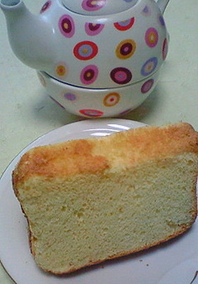 とてもホワホワなシフォンケーキ