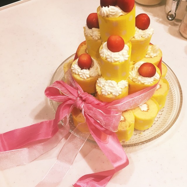 パーティーに ロールケーキタワー レシピ 作り方 By なちゅcafe クックパッド 簡単おいしいみんなのレシピが355万品 パーティーに ロールケーキタワー レシピ 作り方 By なちゅcafe クックパッド 簡単おいしいみんなのレシピが355万品