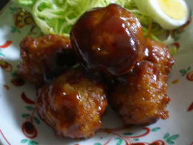 すし酢で☆ジューシー肉だんご