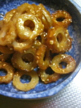♪ちくわとゴマの甘辛醤油炒め♪