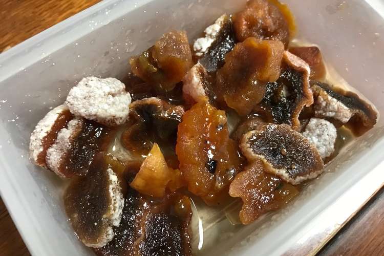 母が見つけた干し柿の美味しい食べ方 レシピ 作り方 By Pecori No クックパッド 簡単おいしいみんなのレシピが352万品