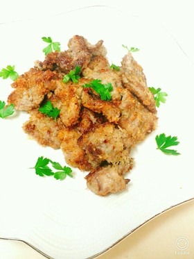 ラム肉★ガーリックパン粉焼き