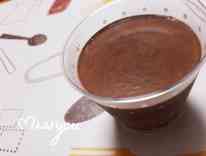 チョコレートプリンの画像