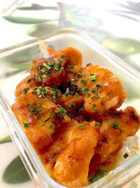 簡単10分焼くだけ♫鶏の味噌照り焼き