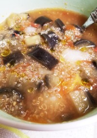 夏野菜とキヌアの簡単ヘルシースープ