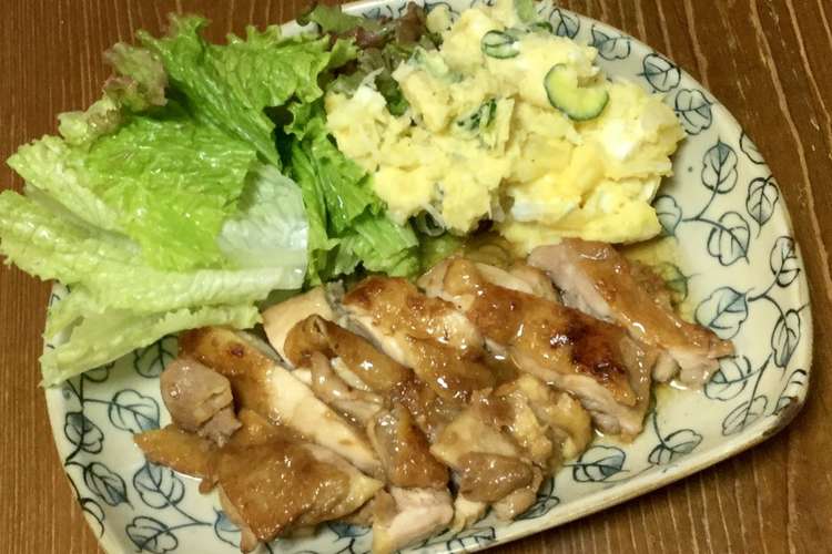 雑な男料理 鶏もも肉のわさび醤油焼き レシピ 作り方 By シャローフリーク クックパッド 簡単おいしいみんなのレシピが359万品