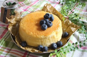 簡単!ピザ用チーズで♪スフレチーズケーキ