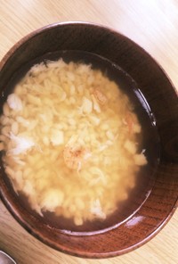 もち麦と帆立貝柱の中華スープ！