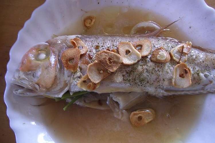 フライパンで簡単豪華 甘鯛の姿蒸し 洋風 レシピ 作り方 By トムラウシ クックパッド 簡単おいしいみんなのレシピが361万品
