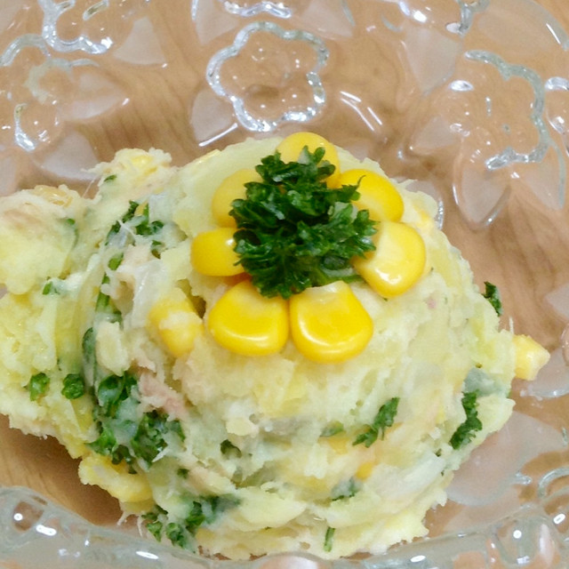 パセリ大量消費 パセリぽてとサラダ レシピ 作り方 By さわっち クックパッド